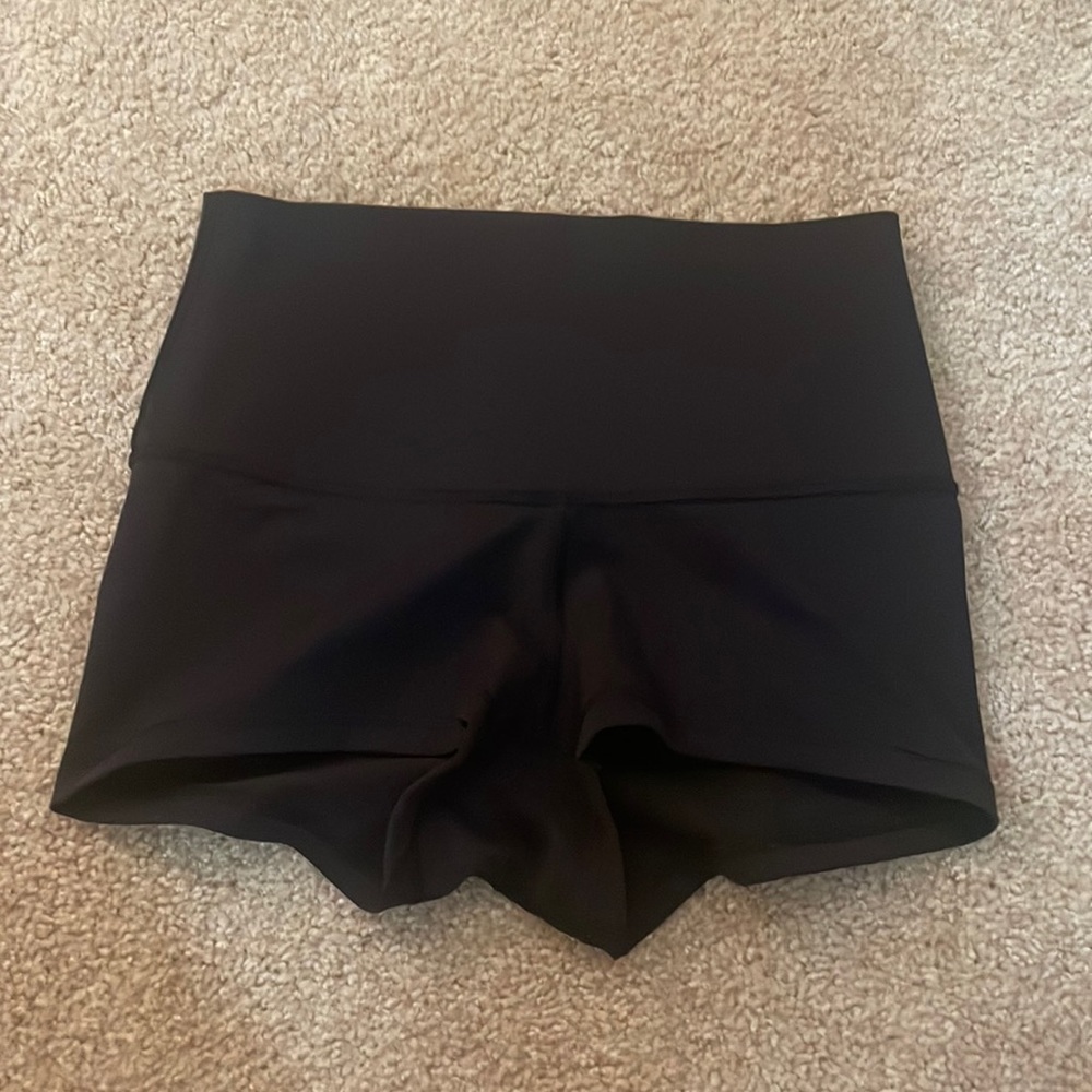 Lululemon black high wasted biker shorts